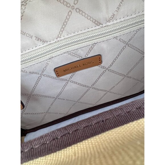 Michael Kors backpack medium stripe signature logo palm green - Picture 10 of 11